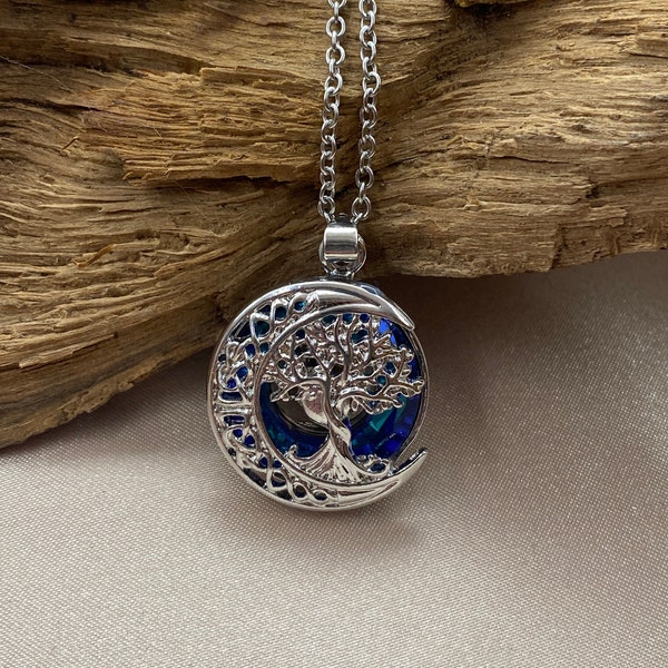 Tree of Life urn Pendant, Family tree necklace, memorial urn jewelry, tree of life urn necklace, loss of mom, personalized jewelry gifts,