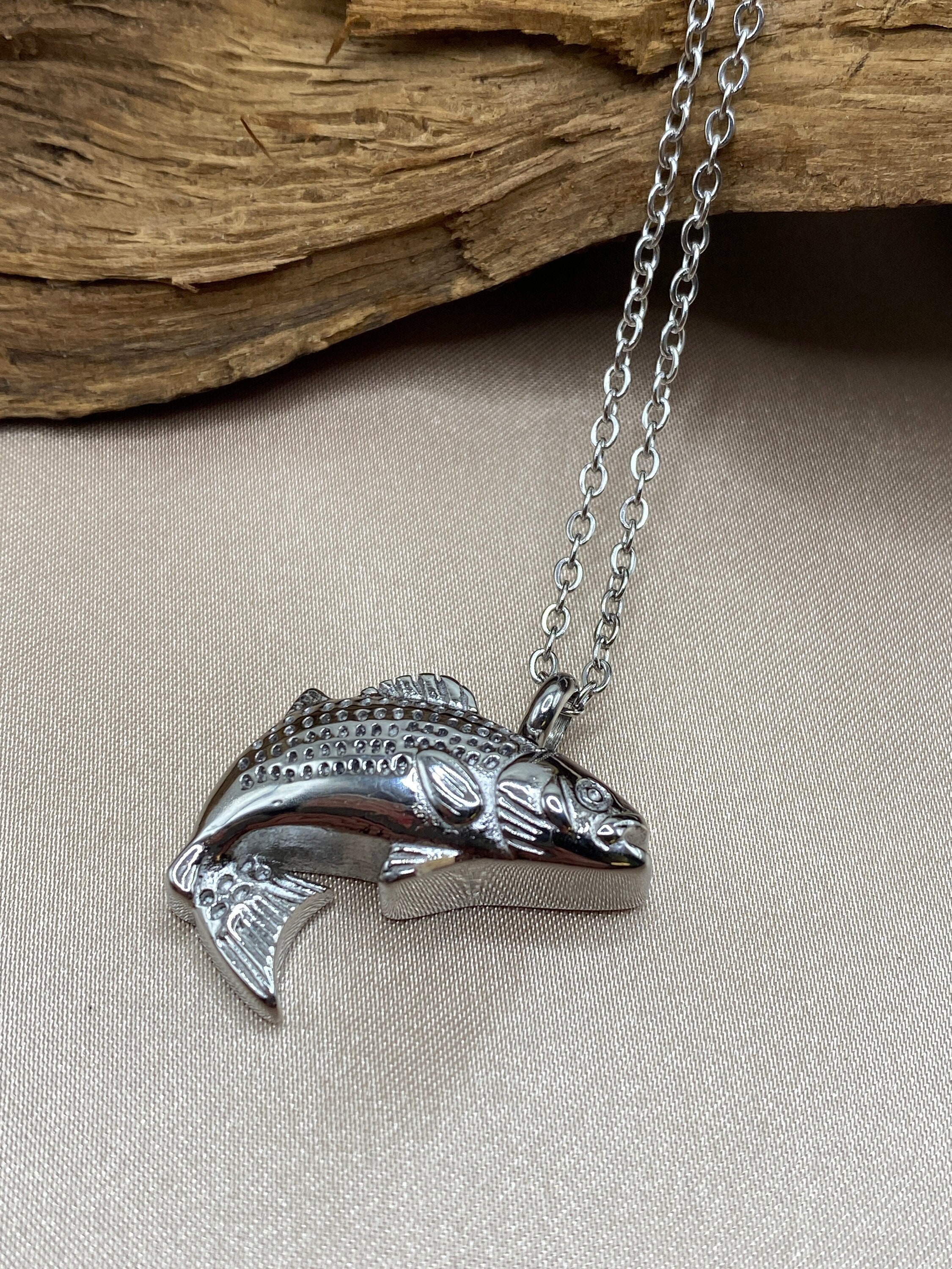 Fish Urn Necklace Etsy Canada