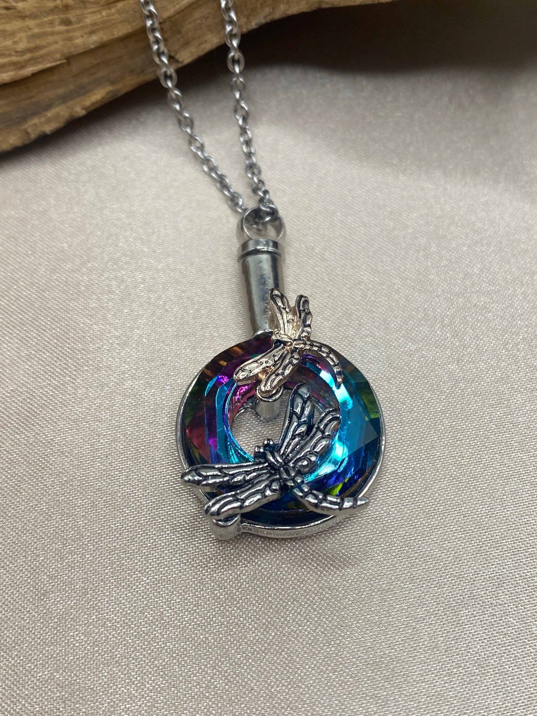 Memorial urn jewelry cremation necklace dragonfly necklace dragonfly jewelry cremation urn jewelry dragonfly gifts necklace for ashes