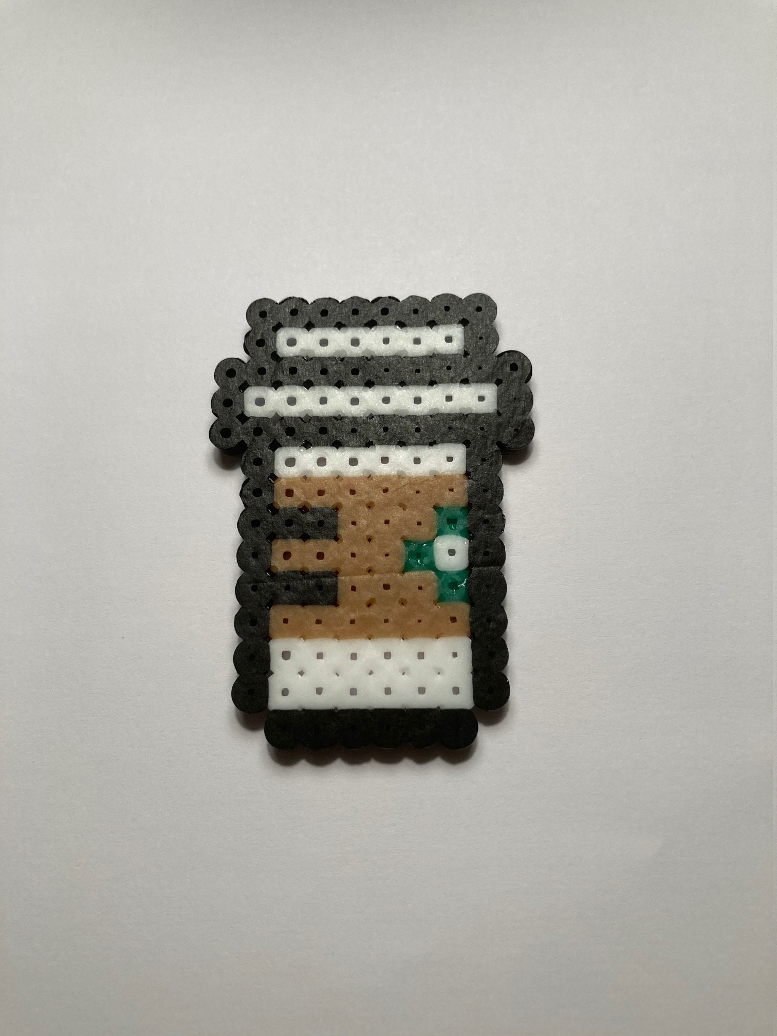 Perler Bead Starbucks Coffee ToGo Cup Etsy