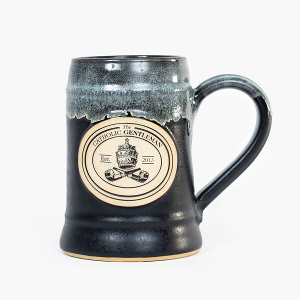 Stoneware Beer Stein Etsy