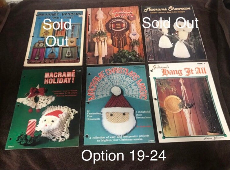 Lot De 4 Livres Vintage Sur Le Macramé - Occasion En Bon état