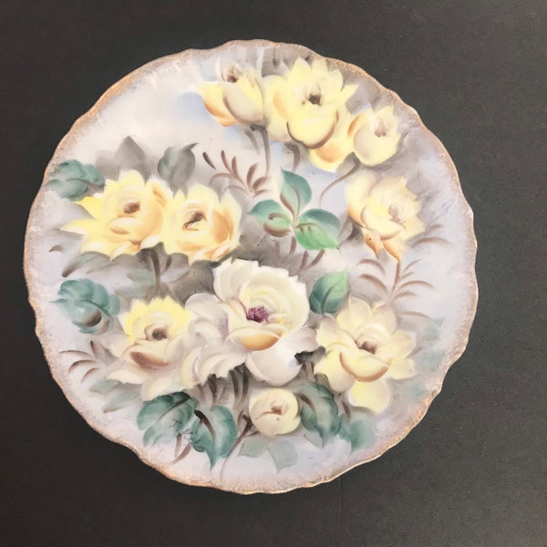 Ucagco Japanese Yellow Rose MC Plate