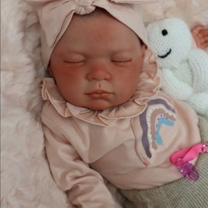 2024 NEW Newborn Reborn Baby Girl Doll Child's Safe Upto 7lbs LIfelike Boxed Established Artist Sunbeambabies Dan outfit varies image 1