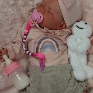 2024 NEW Newborn Reborn Baby Girl Doll Child's Safe Upto 7lbs LIfelike Boxed Established Artist Sunbeambabies Dan outfit varies image 4