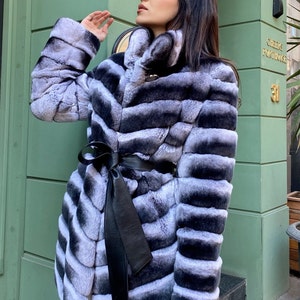 Fur Coats Women Rabbit Fur Coat Real Fur Coat Fur Jacket Rabbit Coat ...