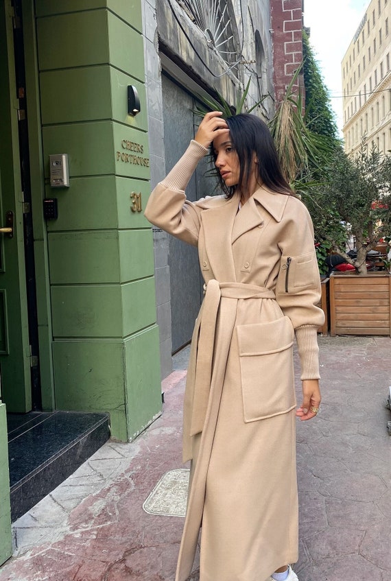 Plus size cashmere hotsell coats & jackets