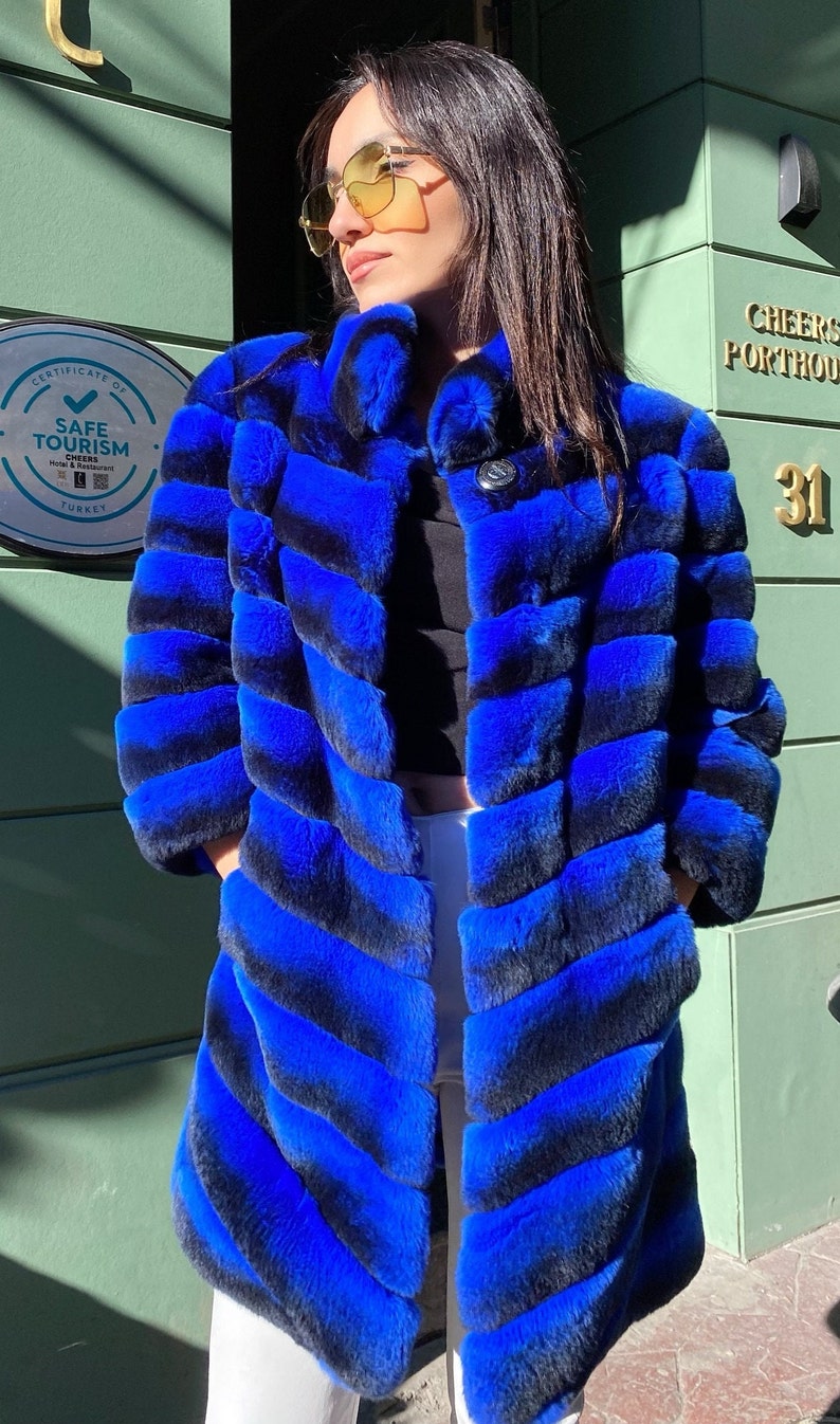 Fur Coats Women Rabbit Fur Coat Real Fur Coat Fur Jacket Etsy