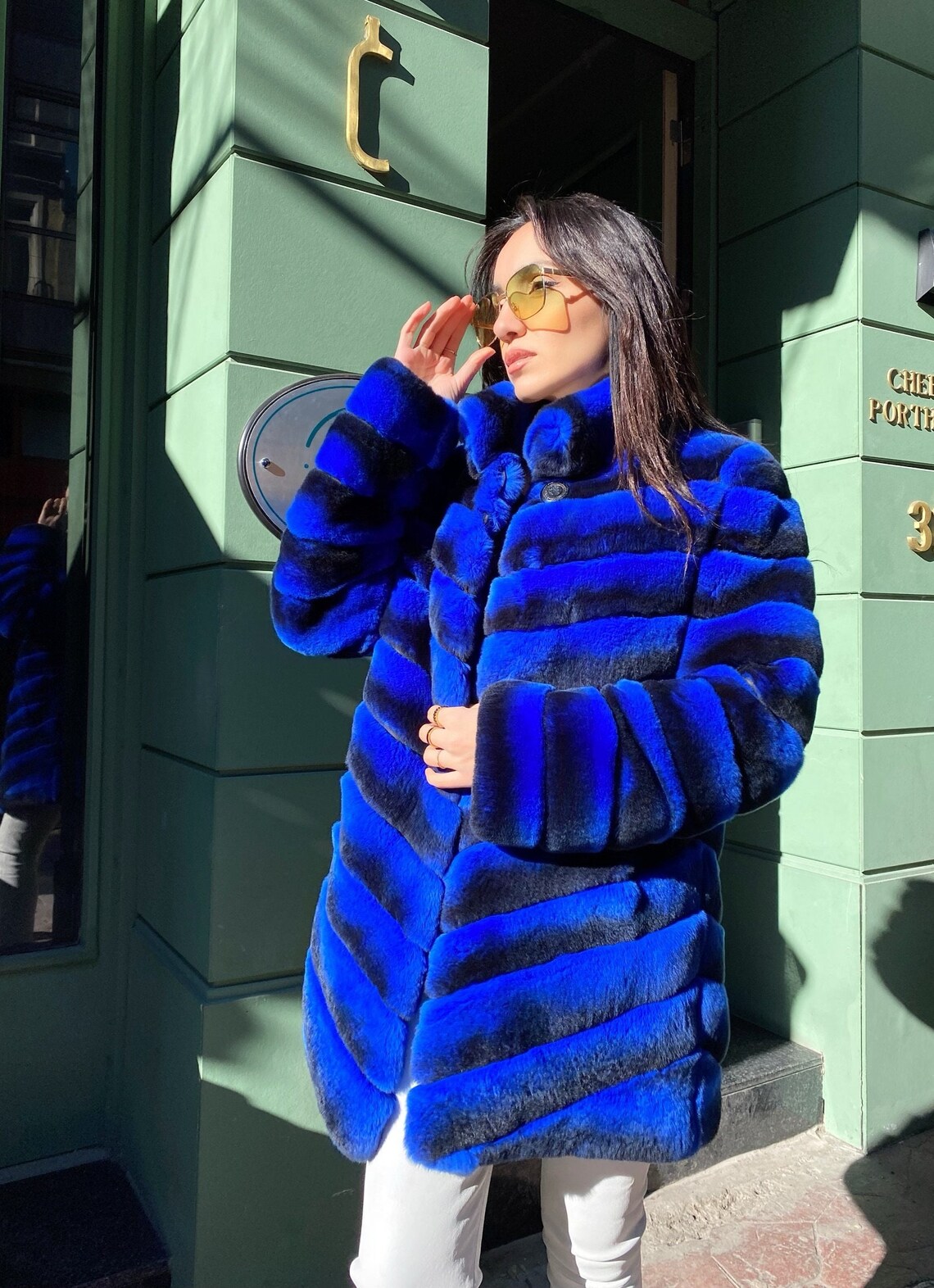 Fur Coats Women Rabbit Fur Coat Real Fur Coat Fur Jacket - Etsy