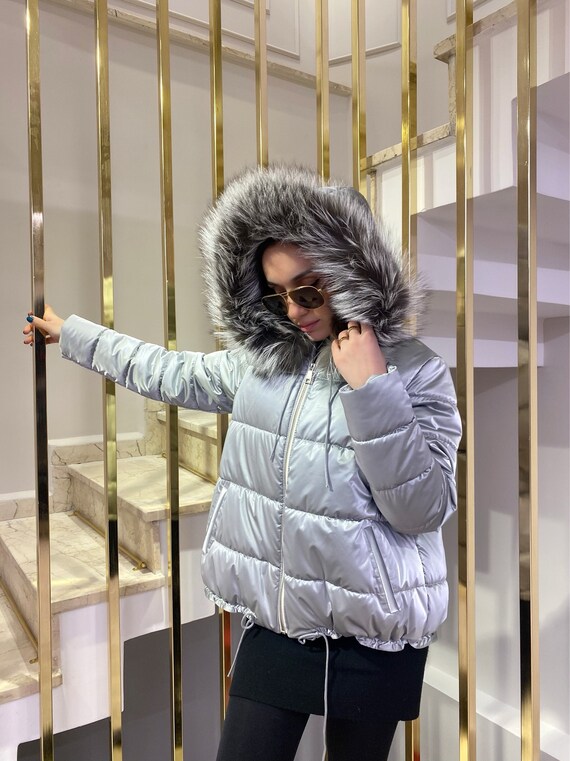 Waterproof fur clearance coat