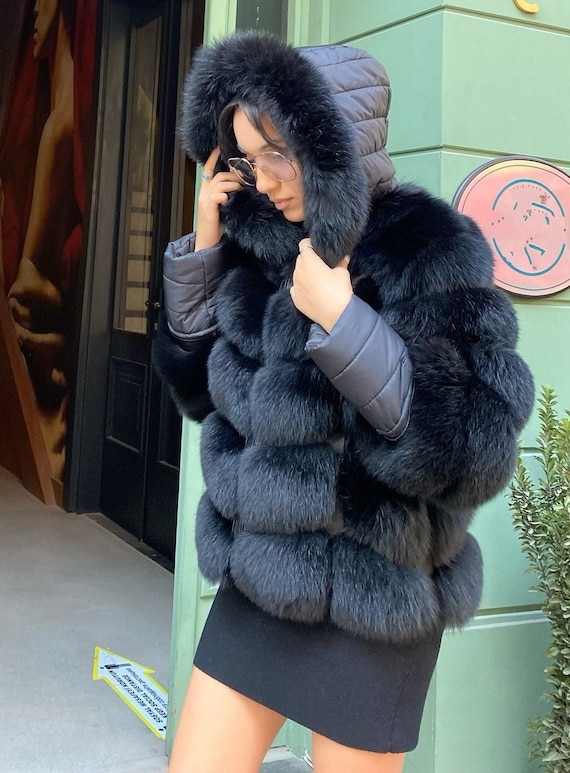 Cashmere Coat Women, Cashmere Winter Coat With Real Fox Fur