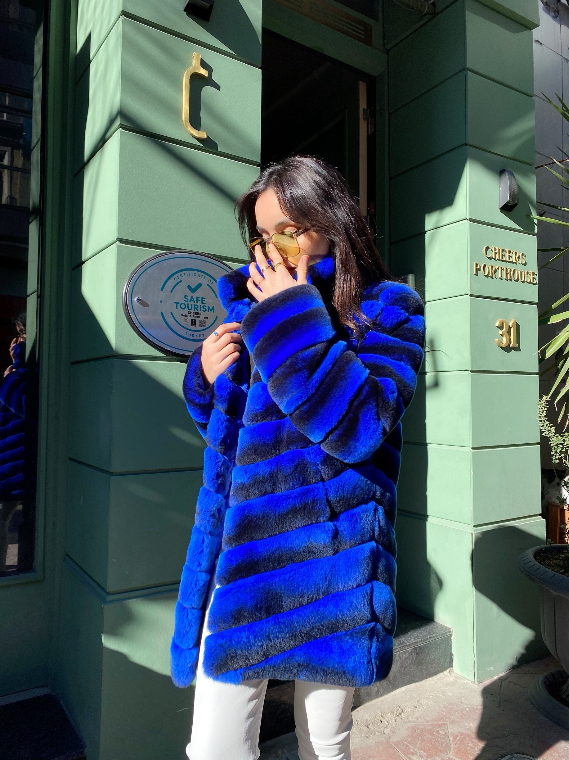 Fur Coats Women Rabbit Fur Coat Real Fur Coat Fur Jacket Etsy