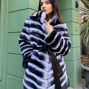 Fur Coats Women Rabbit Fur Coat Real Fur Coat Fur Jacket Rabbit Coat ...