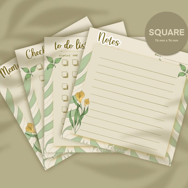 Memo Pad - Etsy