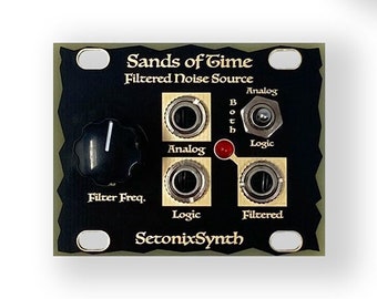 SetonixSynth Sands of Time Filtered Noise Source Full DIY kit - Eurorack Intellijel 1U 808 Analog Noise for Percussion Hi Hats