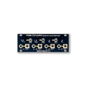 SetonixSynth Geräuschbeschwerde Quad Attenuator - Eurorack Intellijel 1HEPassiver Modular Synth