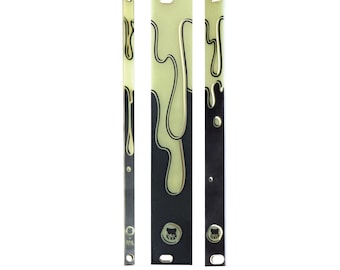 Gooey Eurorack Blank Panels - SetonixSynth and Robots Are Red 1hp 2hp 4hp Modular Artistic Spacer Panel