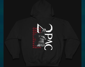 2Pac All Eyez On Me Unisex Hoodie | Thug Life Hoodie | Tupac Shakur Hoodie | Hip Hop Vintage Hoodie | 2Pac Gift | Rap Hoodie| Vintage Hoodie