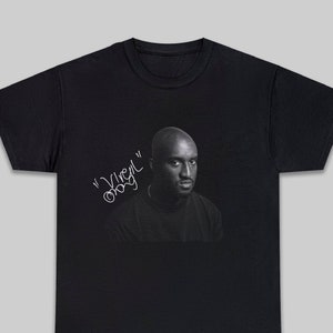 Virgil Abloh inspiriert T-Shirt | Designer Vintage Tee | Off-White | Modedesigner | Kreatives T-Shirt | Streetwear Style für Männer und Frauen