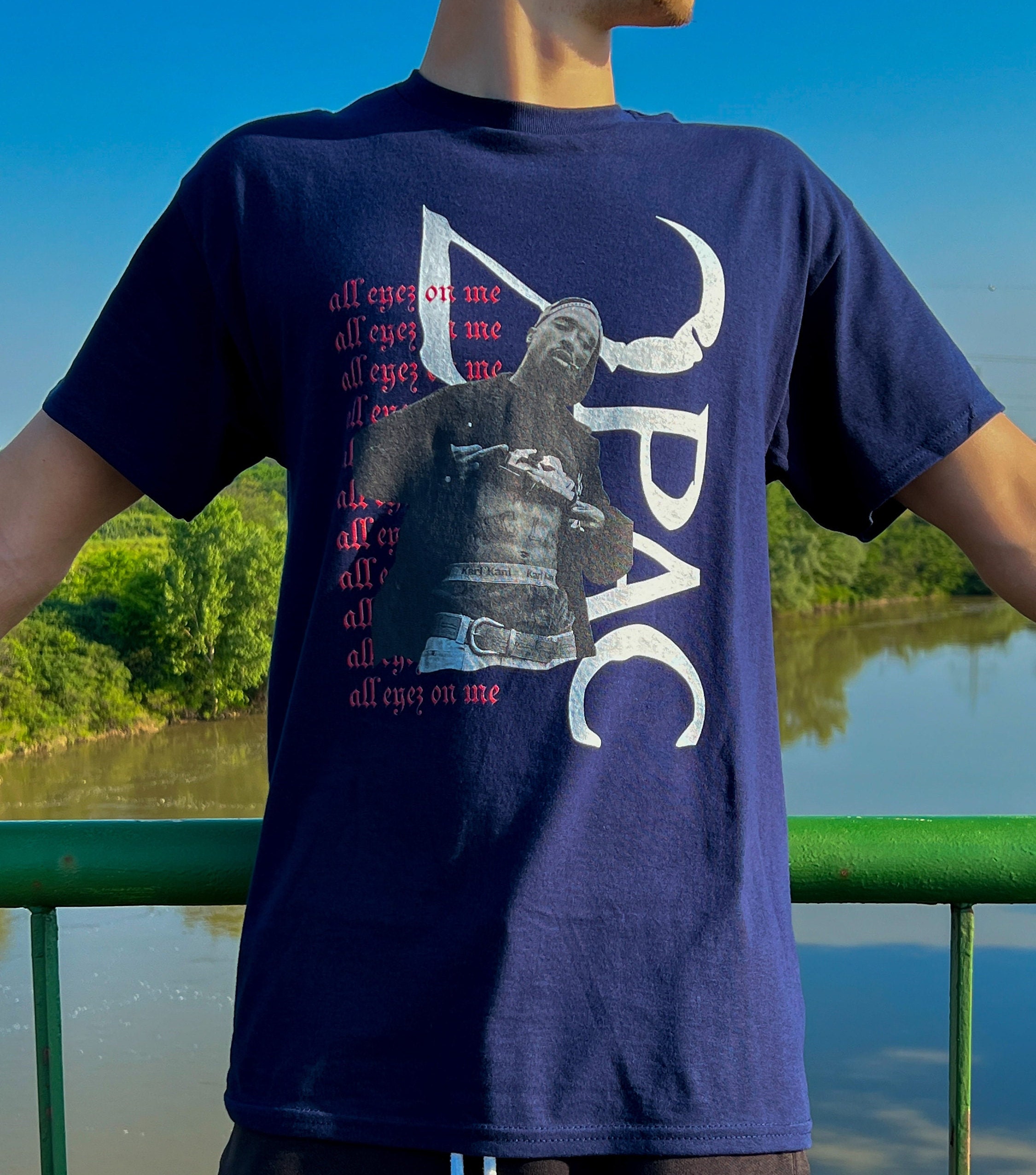 2pac All Eyez on Me T-shirt Tupac Shakur Shirt Thug Life - Etsy