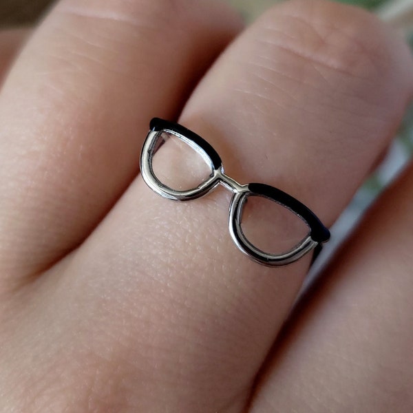 Glasses Ring Etsy