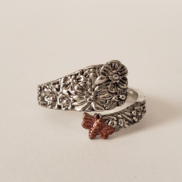 Bee Spoon Ring - Etsy