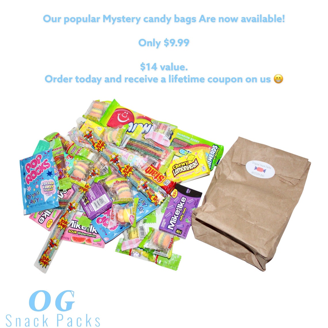 Mystery Brown Candy Bag Surprise BagOld Fashioned Candy Etsy