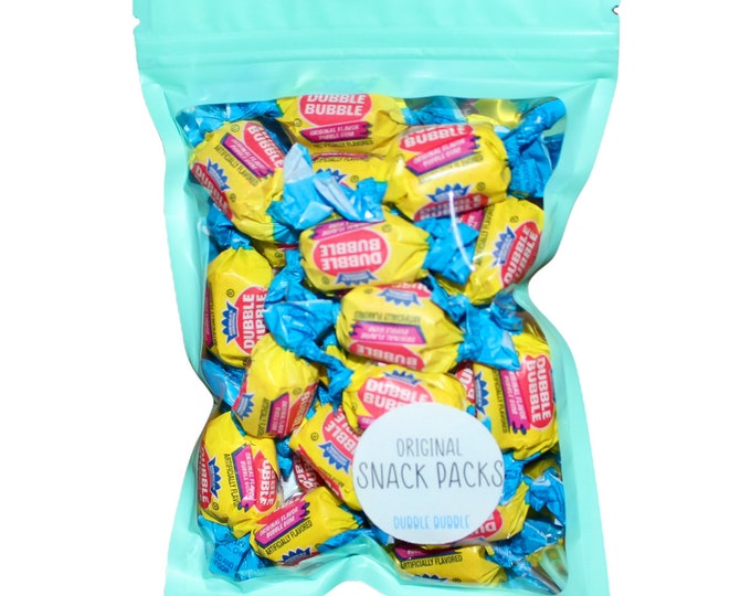 Dubble Bubble Snack Pack~Kids Favorites~Gift Ideas Party Favors~Quality Packaged Candy~Trusted Top Seller of Etsy~Same Day Shipping~