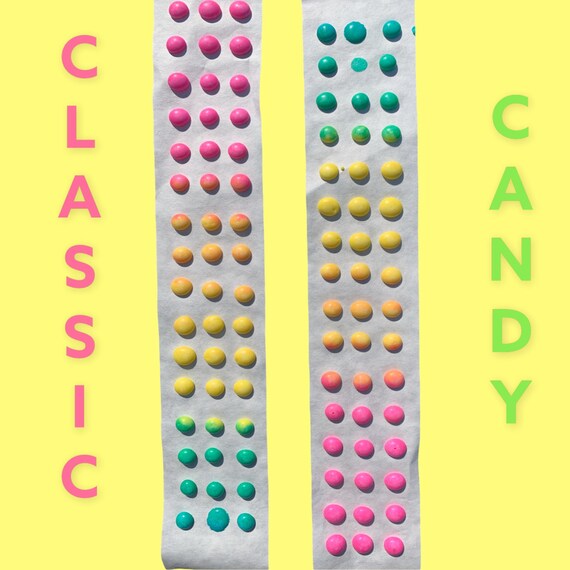 Candy Buttons Sold in Packs of 3each Pack Contains Two 11 Etsy