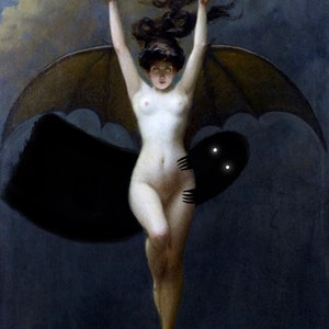 Bat Woman con fantasma - Digital Download
