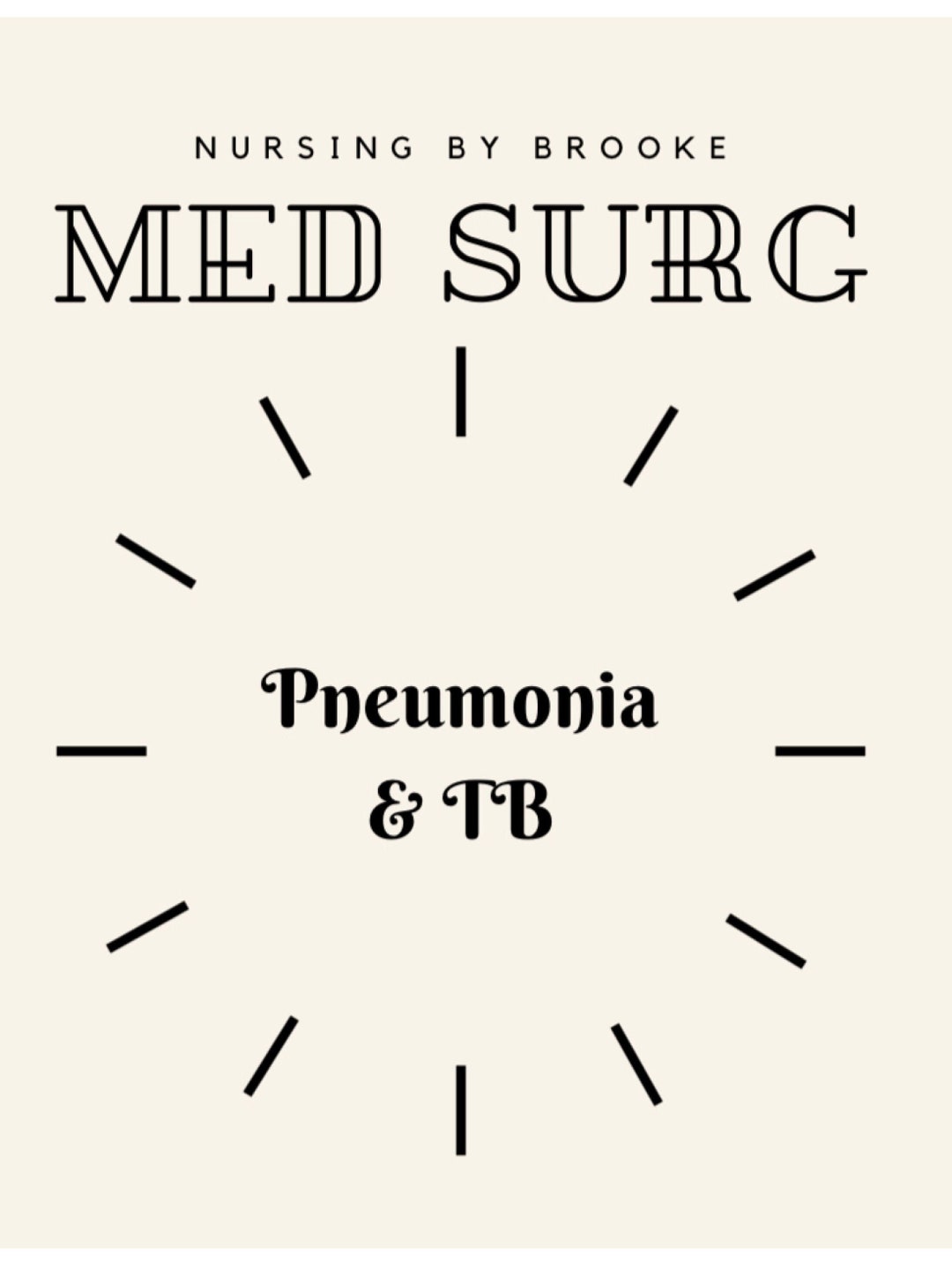 Pneumonia & Tuberculosis (TB) NURSING NOTES - Etsy