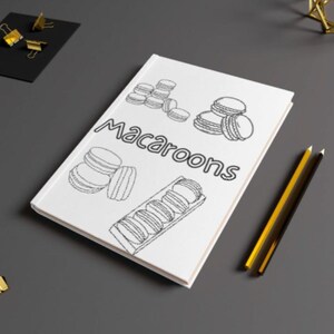 Printable Fancy Patterns Colouring Book-Macaroons