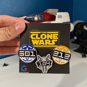 Star Wars Clone Legion Logo Enamel Pins