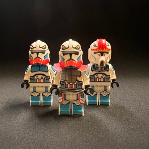 Star Wars Muunilinst Custom Clone Troopers (Decaled Custom Clone Wars LEGO® Minifigures)