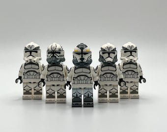 Star Wars 104th Wolfpack Troopers (UV Printed Custom Clone Wars LEGO® Minifigures)