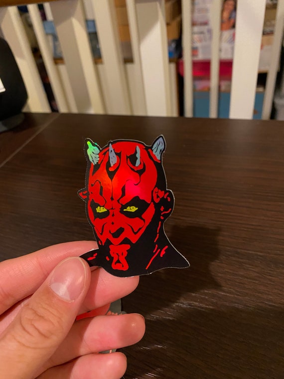 スターウォーズ ダースモール ホログラフィック ステッカー (ラップ
