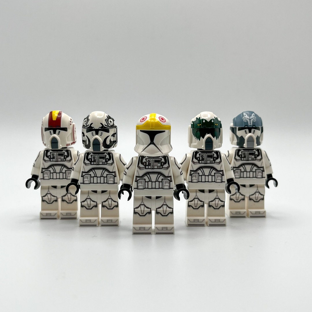 Star Wars Clone Pilots UV Printed Custom Clone Wars LEGO Minifigures Etsy UK