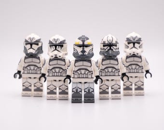 Star Wars 104th Wolfpack Troopers (UV Printed Custom Clone Wars LEGO® Minifigures)