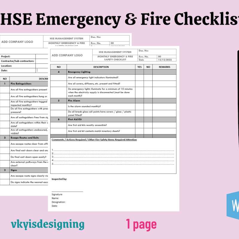 Fire Safety - Etsy