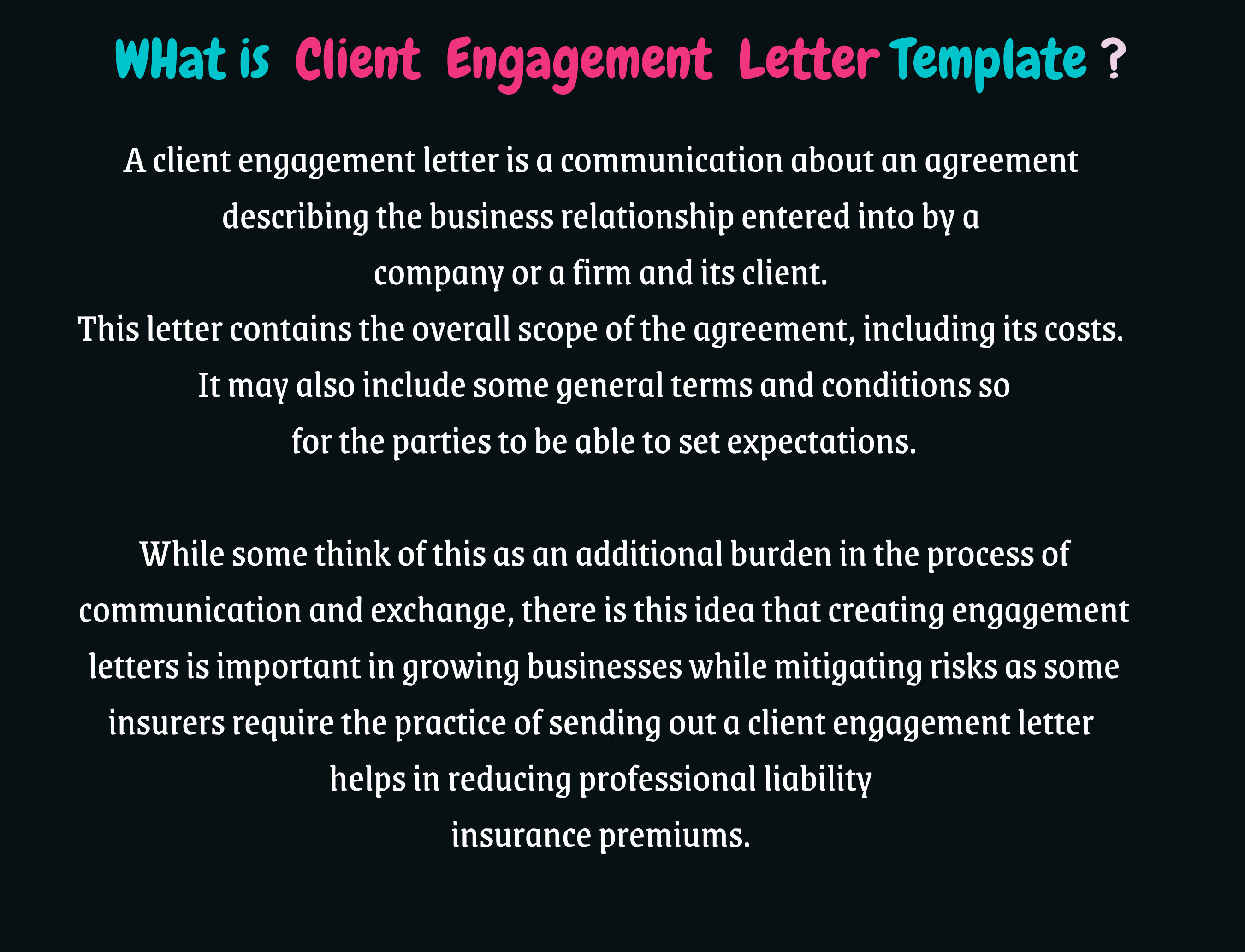 Client Engagement Letter Template: Editable Business Contract (WORD) - Etsy