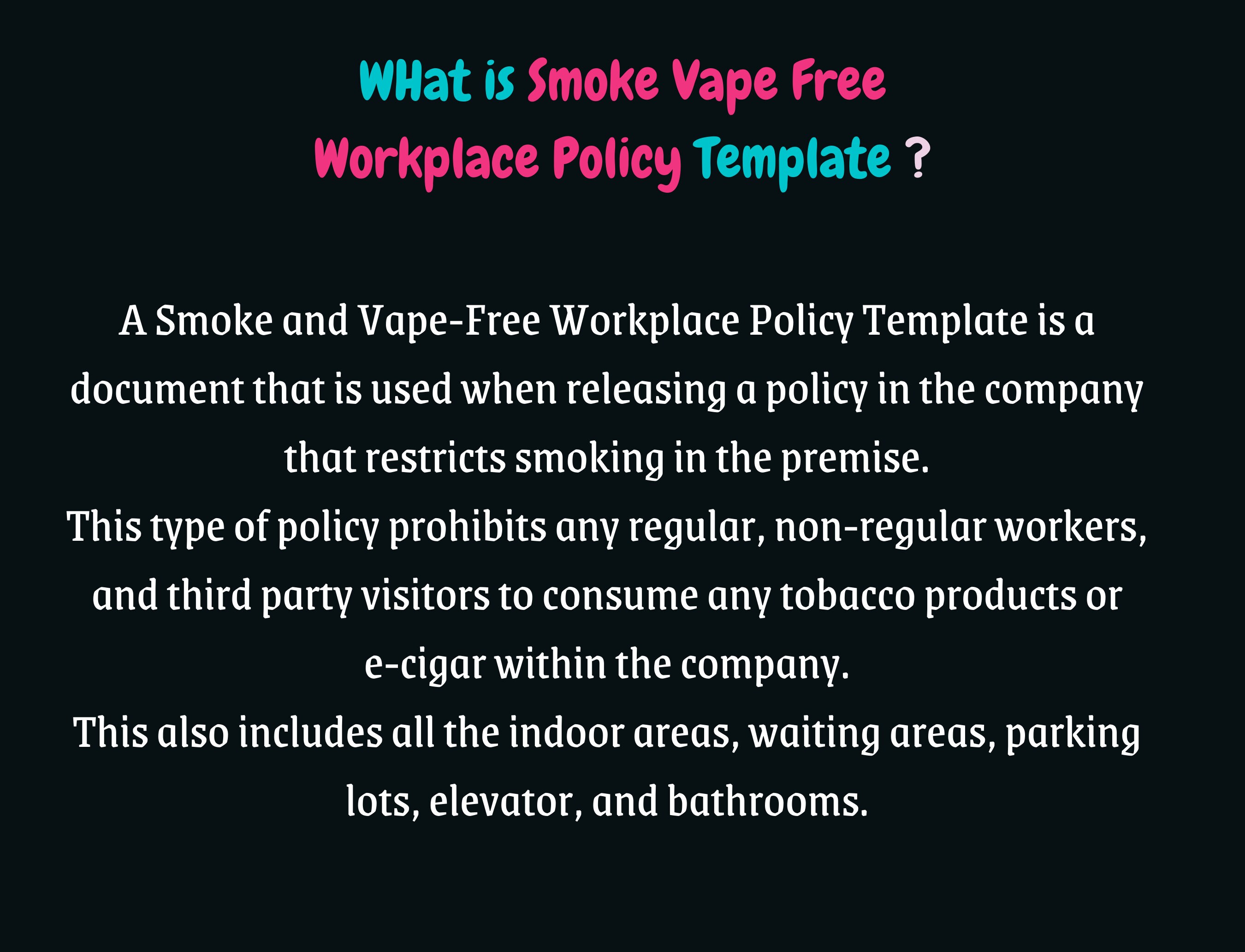 sample tobacco free workplace policy Employee Smoking Template, Smoking Guidelines, Smoking Policy Template, Company Smoking Rules Smoking Policy Template (Free Word)