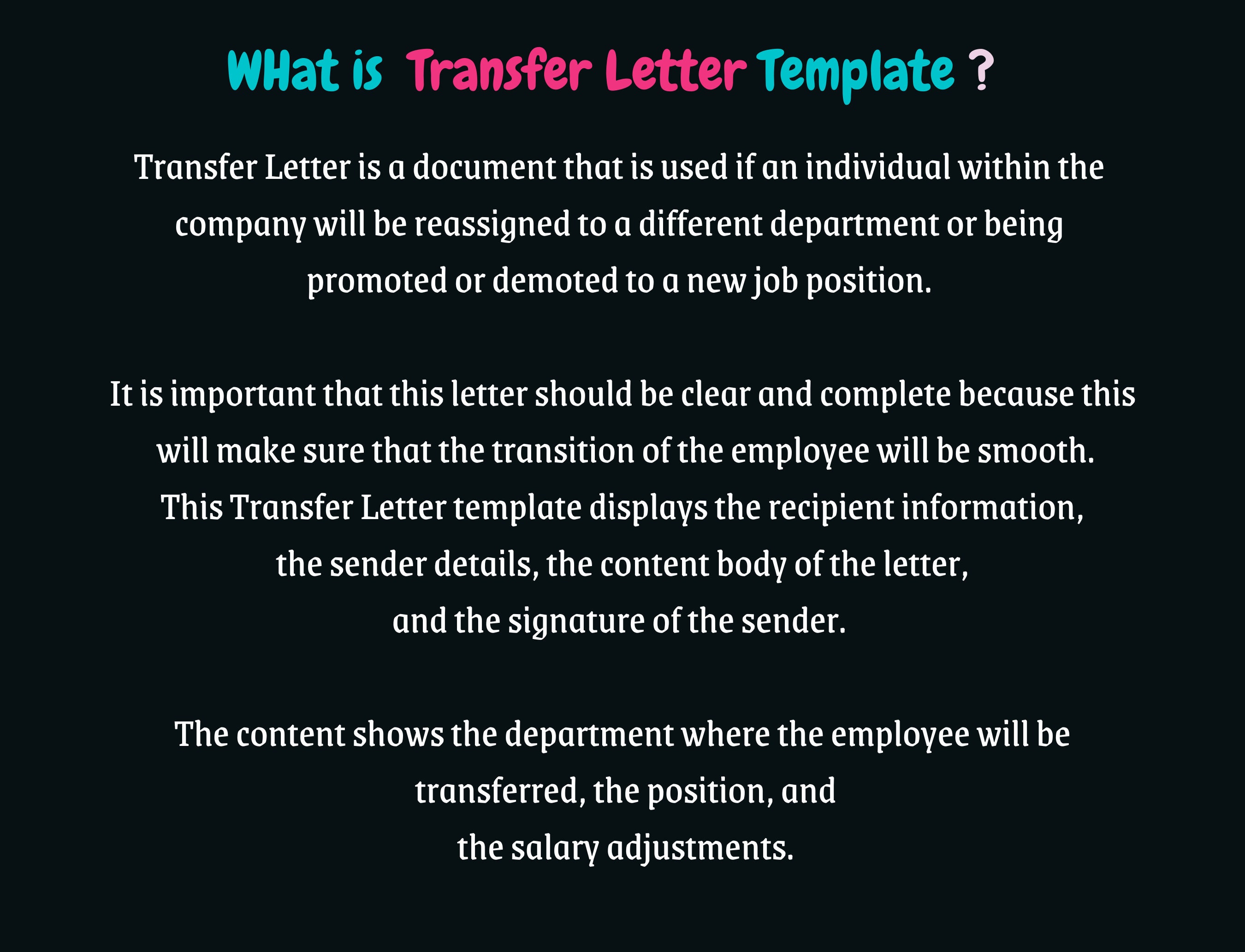Job Position Transfer Job Transfer Letter Template: Professional HR Document (MS Word) - Etsy