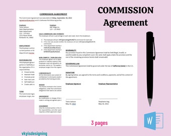 Contrato de comisión * Contrato de bonificación * Contrato de venta * Contrato de empleado * Empleado de ventas * Archivo WORD - Contrato de comisión * Formulario de bonificación