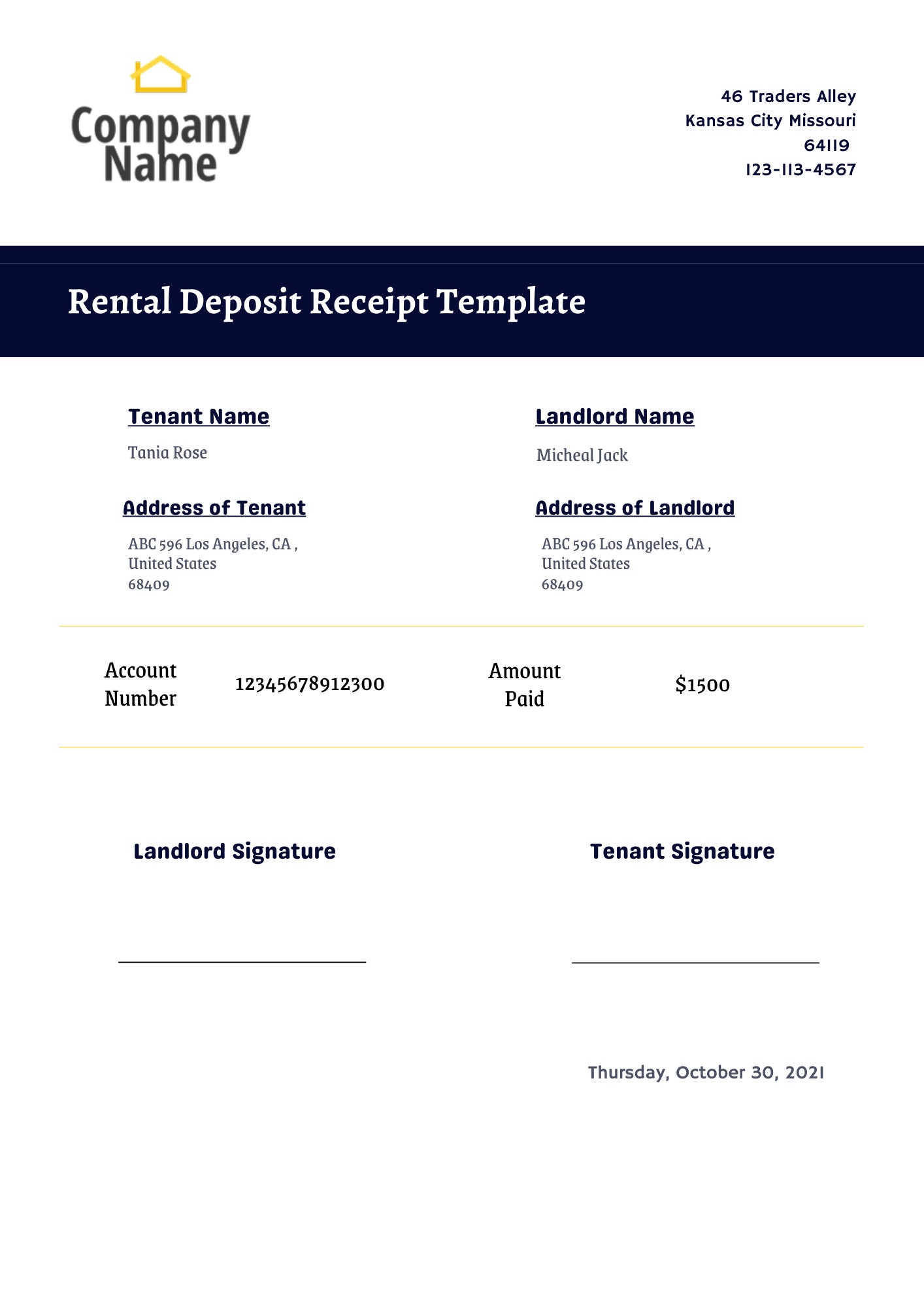 rental-deposit-receipt-landlord-receipt-rental-form-etsy