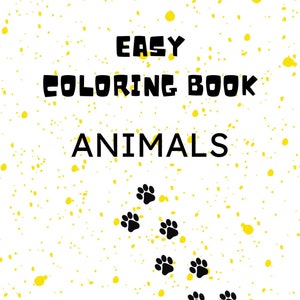 Easy Coloring Book - Animals