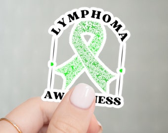 Lymphoma Awareness Sticker for Lymphoma Cancer Awareness Lymphoma Cancer Support Sticker Lymphoma Warrior Gift Sticker Lymphoma Survivor