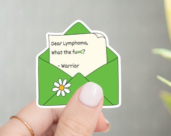 Lymphoma Awareness Sticker for Lymphoma Cancer Awareness Lymphoma Cancer Support Sticker Lymphoma Warrior Gift Sticker Lymphoma Survivor