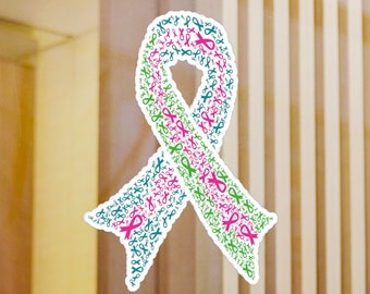 Waterproof Metastatic Breast Cancer Awareness Sticker MBC Sticker Metastatic Breast Cancer Support Squad Sticker MBC Decal Sticker for Car