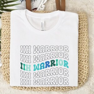 IIH Awareness Shirt CUSTOM Awareness Ribbon Shirt Idiopathic Intracranial Hypertension Warrior Tshirt Pseudotumor Cerebri Shirt IIH Support