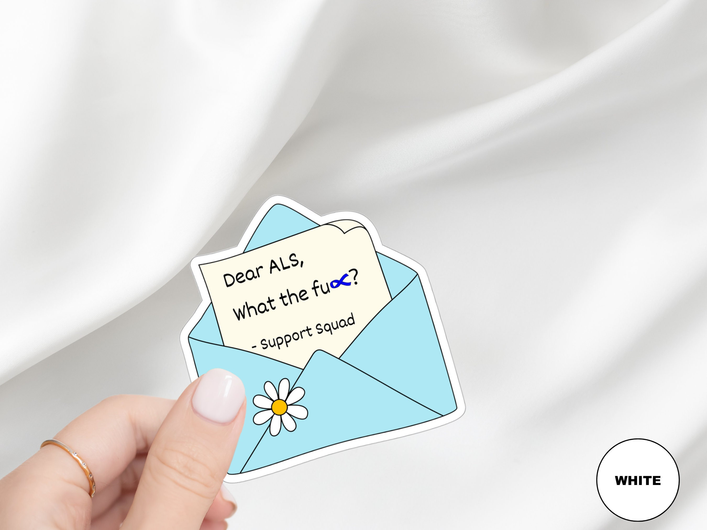 ALS Awareness Sticker for ALS Awareness Sticker Amyotrophic Lateral ...